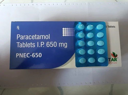 650mg Pnec Paracetamol Tablets