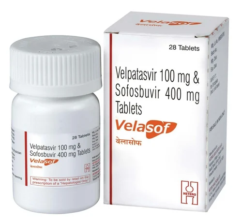 Velasof Tablets 400 Mg Velpatasvir & Sofosbuvir 400mg +100mg