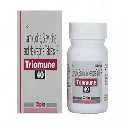 Lamividine+Stavudine + Nevirapine (Triomune Tablets 40 Tablets)